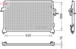 DENSO Condensator, climatizare DENSO DCN14005 (DCN14005) - fixbox