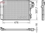 DENSO Condensator, climatizare DENSO DCN41023 (DCN41023)