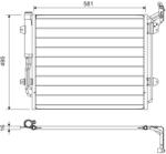 VALEO Condensator, climatizare VALEO 814157 (814157) - fixbox