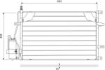 VALEO Condensator, climatizare VALEO 822746 (822746)
