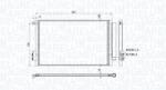 Magneti Marelli Condensator, climatizare MAGNETI MARELLI 350203814000 (350203814000) - fixbox