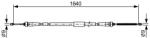 Bosch Cablu, frana de parcare BOSCH 1 987 482 638 (1 987 482 638) - fixbox