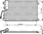 VALEO Condensator, climatizare VALEO 814009 (814009)