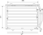 VALEO Condensator, climatizare VALEO 817492 (817492)
