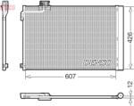 DENSO Condensator, climatizare DENSO DCN17064 (DCN17064) - fixbox