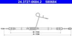 ATE Cablu, frana de parcare ATE 24.3727-0684.2 (24.3727-0684.2) - fixbox
