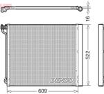 DENSO Condensator, climatizare DENSO DCN05034 (DCN05034) - fixbox