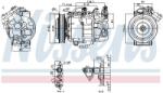 NISSENS Compresor, climatizare NISSENS 890763 (890763)