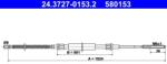 ATE Cablu, frana de parcare ATE 24.3727-0153.2 (24.3727-0153.2) - fixbox