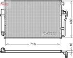 DENSO Condensator, climatizare DENSO DCN17008 (DCN17008)