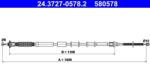 ATE Cablu, frana de parcare ATE 24.3727-0578.2 (24.3727-0578.2) - fixbox