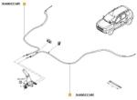 Original Renault Cablu, frana de parcare ORIGINAL RENAULT 36 40 022 34R (36 40 022 34R)