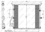 NRF Condensator, climatizare NRF 35586 (35586)