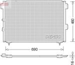 DENSO Condensator, climatizare DENSO DCN50033 (DCN50033)