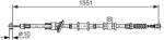Bosch Cablu, frana de parcare BOSCH 1 987 482 400 (1 987 482 400) - fixbox