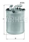 MAHLE ORIGINAL Filtru combustibil MAHLE ORIGINAL KL 778 (KL778)