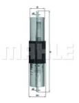 MAHLE ORIGINAL Filtru combustibil MAHLE ORIGINAL KL 66 (KL66)