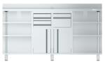 INFRICO Masa inox pentru expresor cafea INFRICO MCAF 2000, latime 196 cm, inox