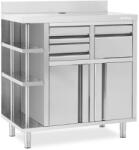 INFRICO Masa inox pentru expresor cafea INFRICO MCAF 1000 CD, latime 100 cm, inox