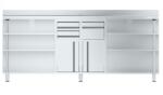 INFRICO Masa inox pentru expresor cafea INFRICO MCAF 2500, latime 245 cm, inox