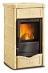 La Nordica-Extraflame Nicoletta 8 kw beige parchment covering