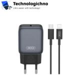 XO Зарядно XO 30W USB-C + кабел Lightning Black (6975837582293)