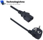 DeTech Захранващ кабел Power Cord PC High Quality 3m (CE021-3m0.75mm2)