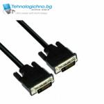 DeTech Кабел DVI - DVI 24+1 5m M/M (18186)