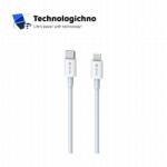 DEVIA Кабел Type C - Lightning PD 1M 3A White DEVIA (6938595326868)