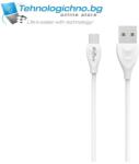DeTech Кабел USB 2 to Type C 2A 1m DeTech DE-24C (14128)