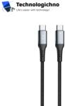 DeTech Кабел DeTech DE-43CC2 Type-C 2m Black (40265)