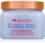 Tree Hut Shea Sugar Scrub Flower Milk exfoliant de corp cu zahăr 510 g