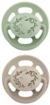 NIP Латексови залъгалка NIP - Cherry Green, 0-6 м, 2 броя, зелена и бежова (4000821428034) - ozone