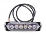 AUTOLIFE 18042 6LED-es stroboszkóp sárga - E jel - 12-24V W13891-1 (18042)