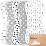 KeaBabies Комплект кърпи за оригване KeaBabies - Органичен памук, 5 броя (KB020-001) - ozone