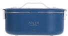 Adler Електрическа кутия за обяд Adler AD-4522, 800 ml, До 70°C, Стоманен съд за храна, 5L термо чанта - Син (AD-4522) - technomani