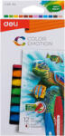 Deli Creioane ulei pastel 12 culori color emotion Deli (DLEC20100)