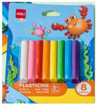 Deli Plastilina DELI DLEH712-8, 8 culori, 100 g (DLEH712-8)