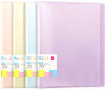 Deli Mapa prezentare 20 folii cop. rigide culori pastel bali Deli - Set 12 (DLEB032)