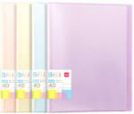 Deli Mapa prezentare 40 folii cop. rigide culori pastel bali Deli - Set 12 (DLEB034)