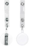 Deli Dispozitiv cu snur retractabil set 12 bucati 80 cm alb Deli (DL8309)