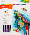 Deli Creioane ulei pastel 24 culori color emotion Deli (DLEC20120)