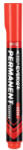 Deli Marker permanent rosu varf rotund 2.5mm Deli - Set 12 (DLEU216-RD)
