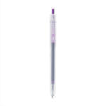Deli Pix cu gel cu mecanism 0.5mm mov delight Deli - Set 12 (DLEG118-PR)