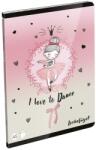 LIZZY Тетрадка LIZZYSULI A/5, 40 листа, „Tiny Dancer Lovely Ballerina 7500174003 (7500174003)