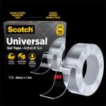 3M Двустранна лепенка, здрава, 30 мм x 1, 5 м, 3M SCOTCH „Universal Gel, прозрачна 7100377909 (7100377909)