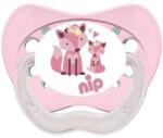 Nip Suzetă din latex NIP - Family, vulpe, 0-6 luni, roz (34000821310117)