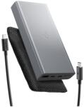 Spigen EA3020 vésztöltő USB+2 Type-C aljzat 20000mAh LED jelzés + Type-C kábel SÖTÉTSZÜRKE ABA09434 (ABA09434)