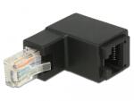 Delock Адаптер Delock: RJ45 мъжки към RJ45 женски (L-образна форма), Cat. 6 UTP (86424)