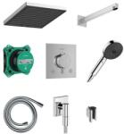 Hansgrohe Pulsify E set de duș ascuns cu termostat cu duș de ploaie crom 24625000 (24625000)
